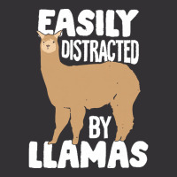 Llama T  Shirt Easily Distracted By Llamas Animal Lover Gift T  Shirt Vintage Hoodie | Artistshot