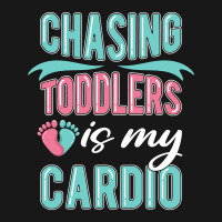 Chasing Toddlers Is My Cardio Nanny Flannel Shirt | Artistshot