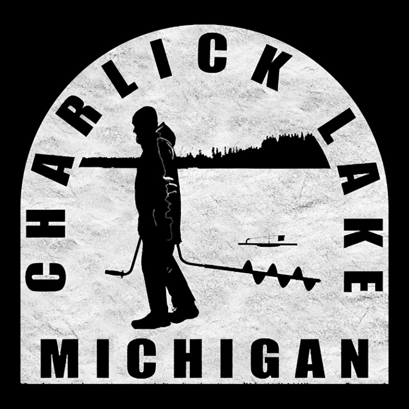 Charlick Lake Ice Fishing Michigan Adjustable Cap | Artistshot