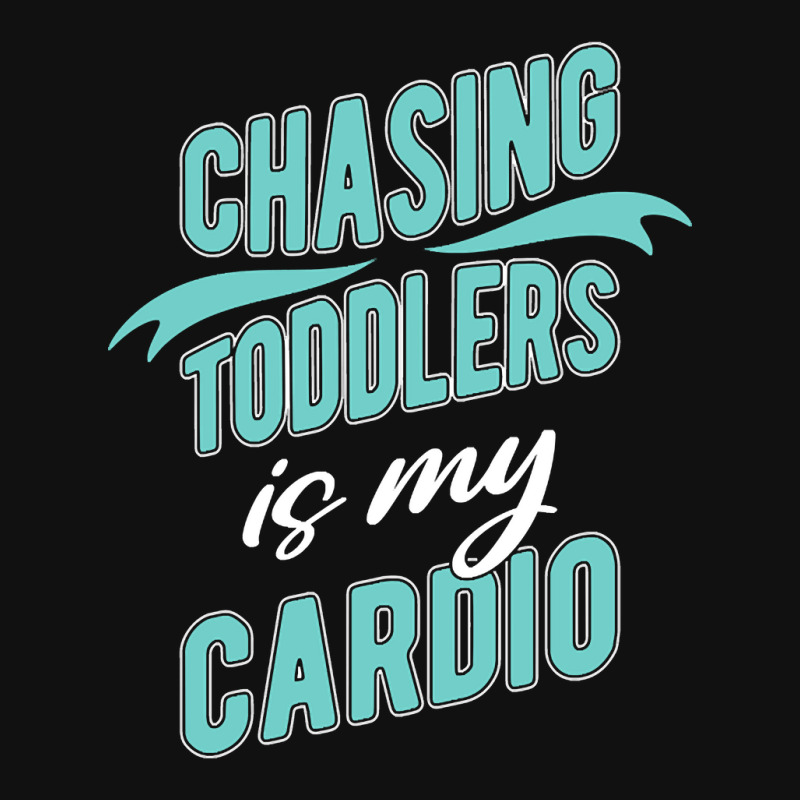 Chasing Toddlers Is My Cardio Nanny-3grps Baby Bibs by bunchfencing71 | Artistshot