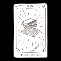 Limited Edition The Book Hoarder Tarot Card Cropped Hoodie | Artistshot