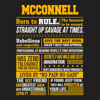 Mcconnell Name Shirt Mcconnell Born To Rule T-shirt | Artistshot