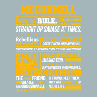 Mcconnell Name Shirt Mcconnell Born To Rule Unisex Sherpa-lined Denim Jacket | Artistshot