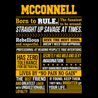 Mcconnell Name Shirt Mcconnell Born To Rule Pocket T-shirt | Artistshot