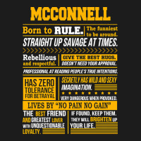 Mcconnell Name Shirt Mcconnell Born To Rule Hoodie & Jogger Set | Artistshot