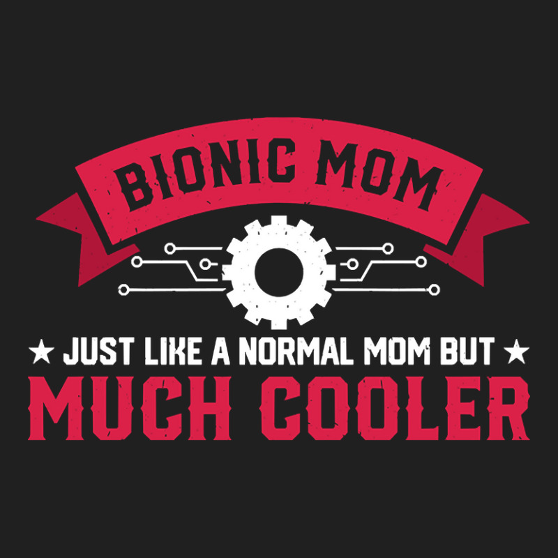 Bionic Mom Like A Normal Mom Much Cooler Replacement Ladies Polo Shirt by genuinelyseriously4 | Artistshot