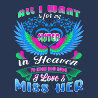 All I Want Is For My Sister In Heaven Know Love & Miss Her Men Denim Jacket | Artistshot