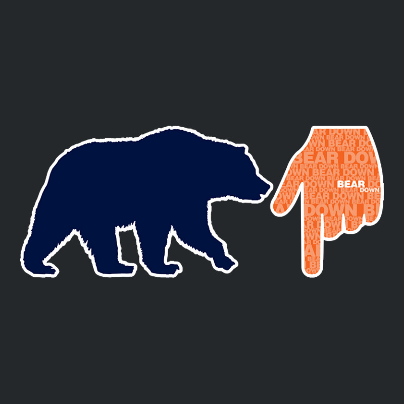 Bear Down Hand Crewneck Sweatshirt by fumbledeafness270 | Artistshot