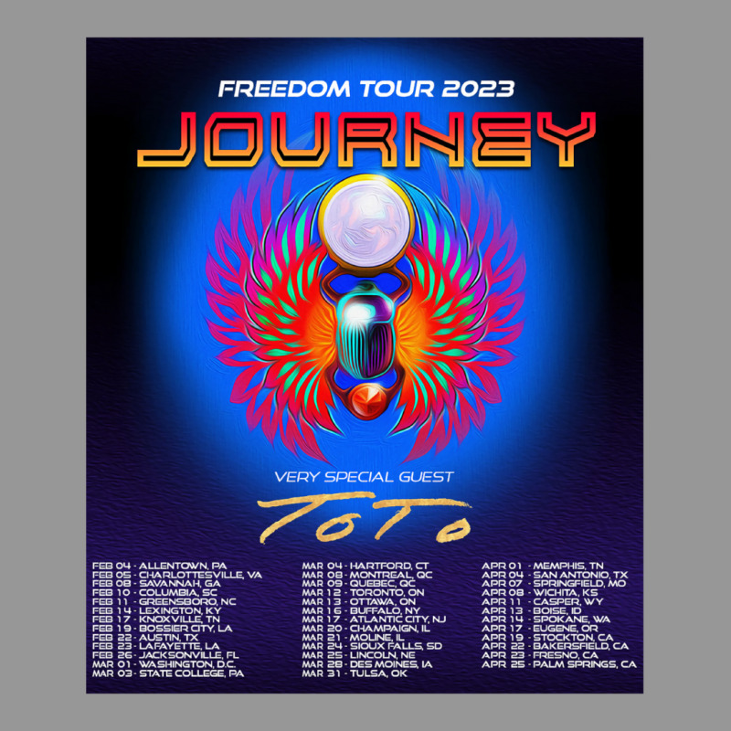 Jrny Freedom Tour 2023 With Locations Ang Dates Women's V-Neck T-Shirt by bommeheirou | Artistshot