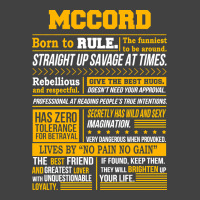 Mccord Name Shirt Mccord Born To Rule Vintage T-shirt | Artistshot