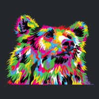 Colorful Dog With Pop Art Style Crewneck Sweatshirt | Artistshot