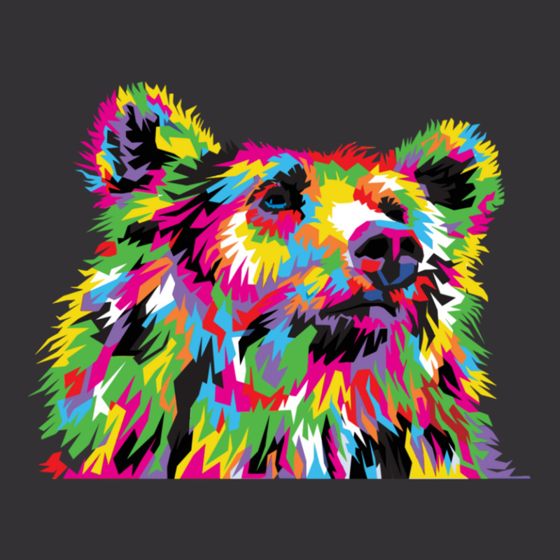 Colorful Dog With Pop Art Style Vintage Hoodie | Artistshot