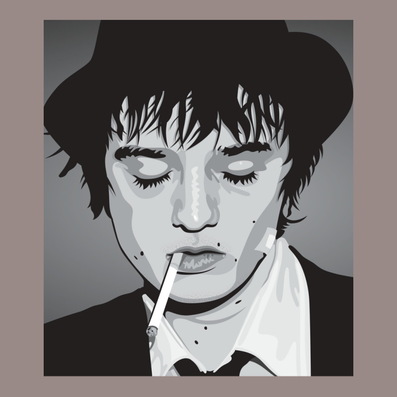 Pete Doherty Smoking Cigarette Vintage T-Shirt by humekyesliet | Artistshot