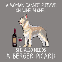 Berger Picard And Wine Funny Dog Adjustable Cap | Artistshot