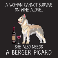 Berger Picard And Wine Funny Dog Vintage Cap | Artistshot