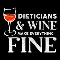 Dieticians And Wine Make Everything Fine Shirt For Dietician Men's Long Sleeve Pajama Set | Artistshot