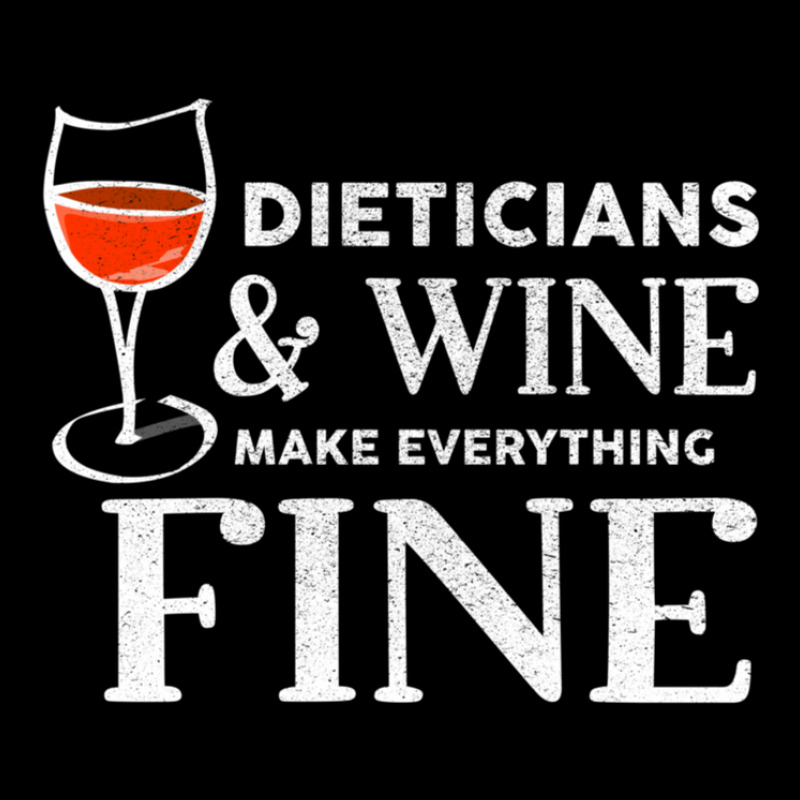 Dieticians And Wine Make Everything Fine Shirt For Dietician Men's Long Sleeve Pajama Set | Artistshot