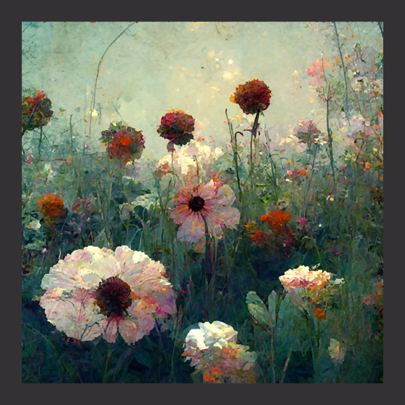 Pastel Colored Wildflowers Growing In A Garden Vintage Short by mrbigzeroht | Artistshot