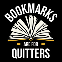 Bookmarks Are For Quitters Funny Reading Gift Maternity Scoop Neck T-shirt | Artistshot