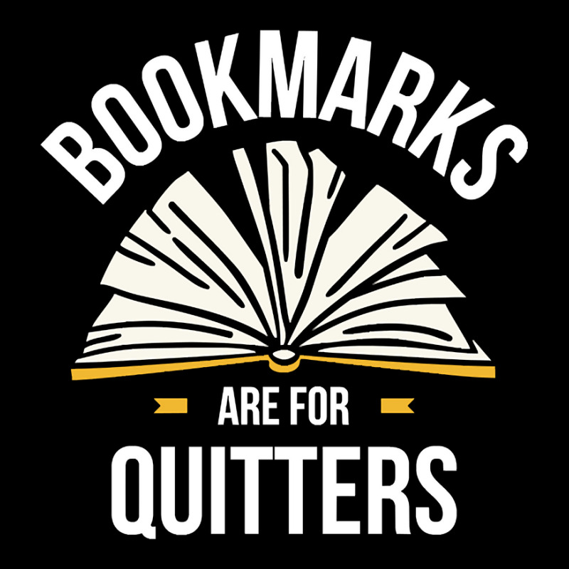 Bookmarks Are For Quitters Funny Reading Gift Maternity Scoop Neck T-shirt by davidozoan | Artistshot