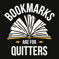 Bookmarks Are For Quitters Funny Reading Gift Scorecard Crop Tee | Artistshot