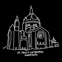 Cathedral Of St. Paul, Minnesota Women's V-neck T-shirt | Artistshot