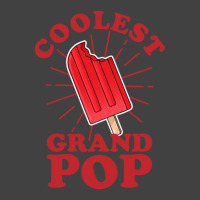 Coolest Grandpop Funny Ice Pop Ice Cream Grandpa Fathers Day Vintage T-shirt | Artistshot