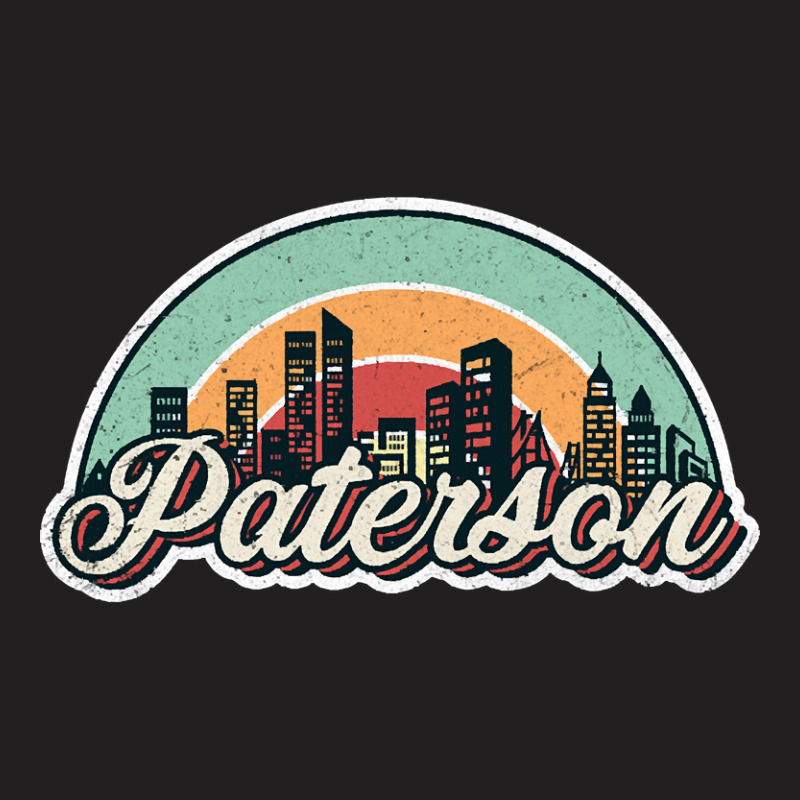 Paterson City Retro T-shirt | Artistshot