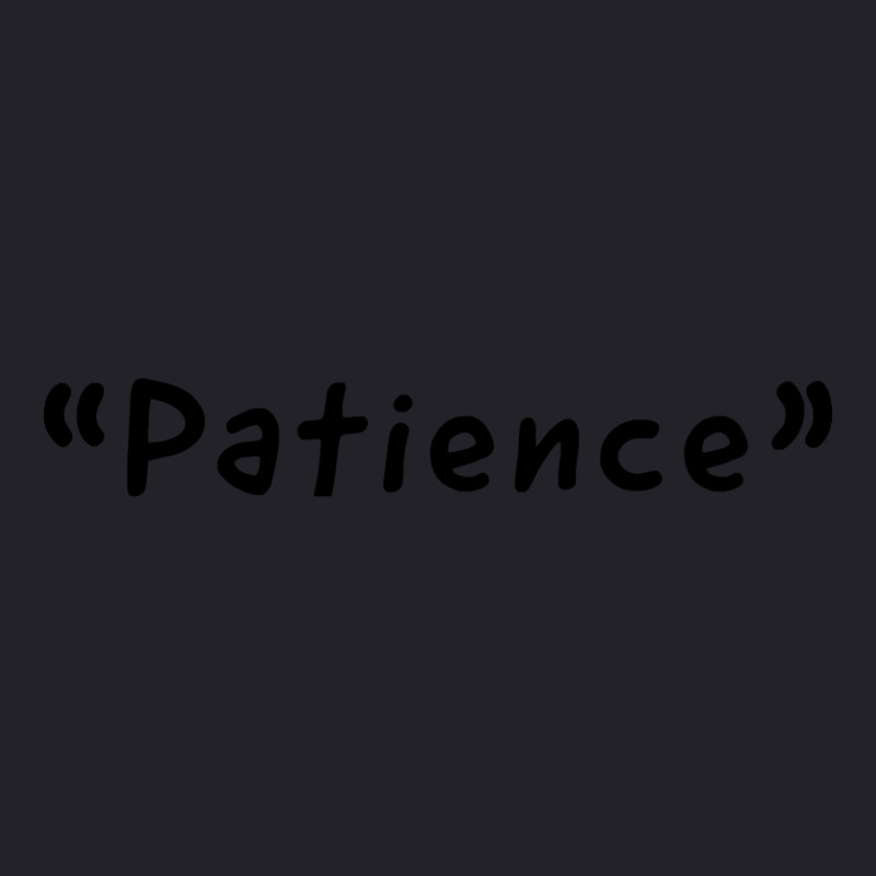 Patience Single Word Design Unisex Sherpa-lined Denim Jacket | Artistshot