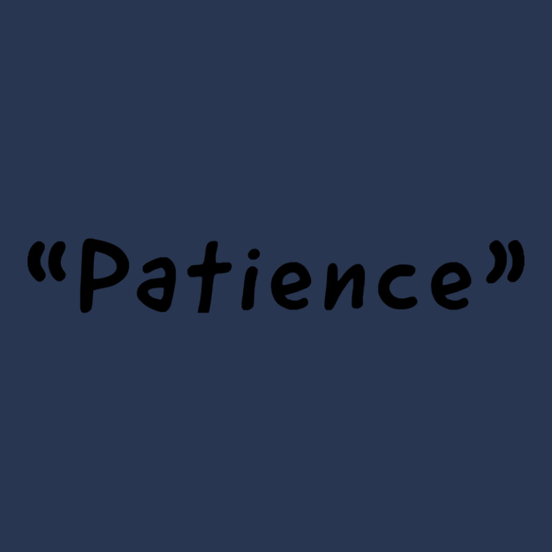 Patience Single Word Design Men Denim Jacket | Artistshot