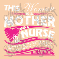 This Woman Is A Mother And A Nurse Nothing Scares Me Anymore (2) Cropped Hoodie | Artistshot