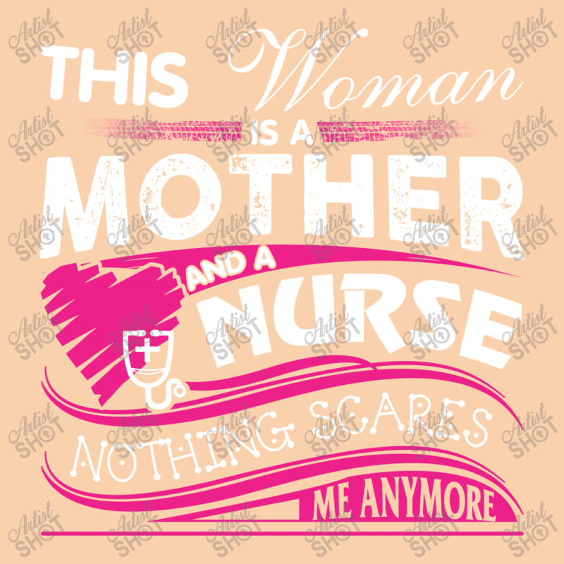 This Woman Is A Mother And A Nurse Nothing Scares Me Anymore (2) Cropped Hoodie by hoainv | Artistshot