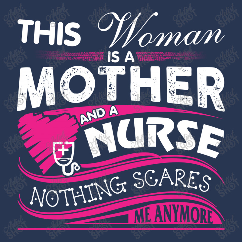 This Woman Is A Mother And A Nurse Nothing Scares Me Anymore (2) Ladies Denim Jacket by hoainv | Artistshot