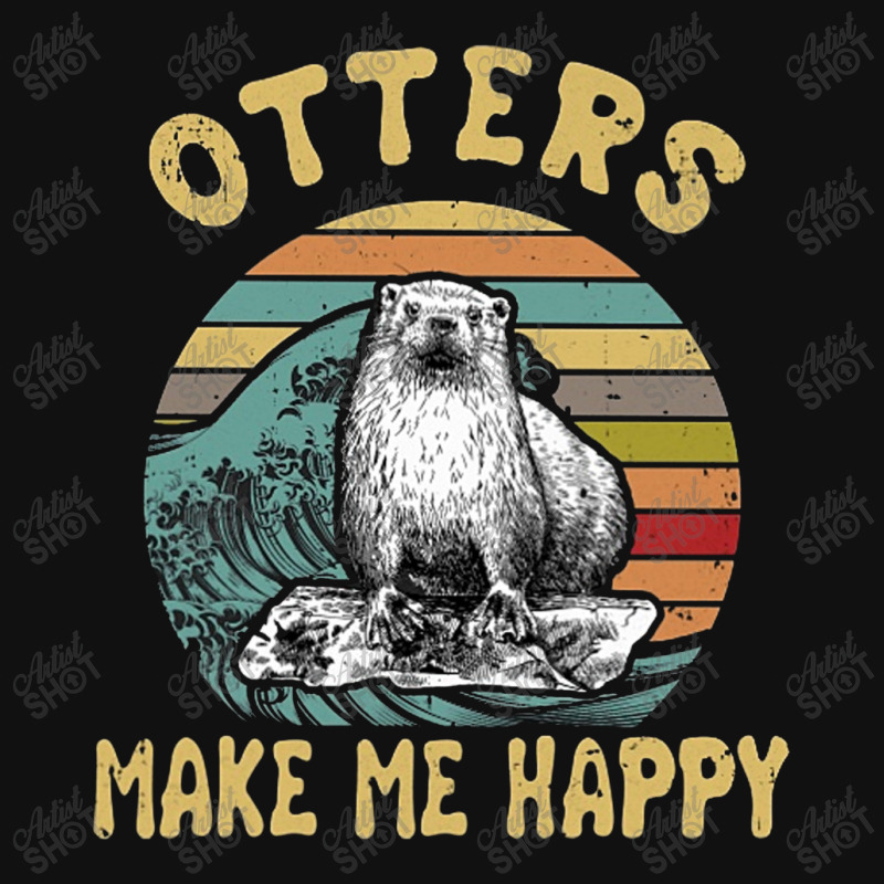 Otters Make Me Happy Baby Beanies | Artistshot