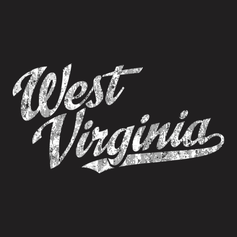 Limited Edition West Virginia Wv Vintage Sports Script Retro T-shirt | Artistshot