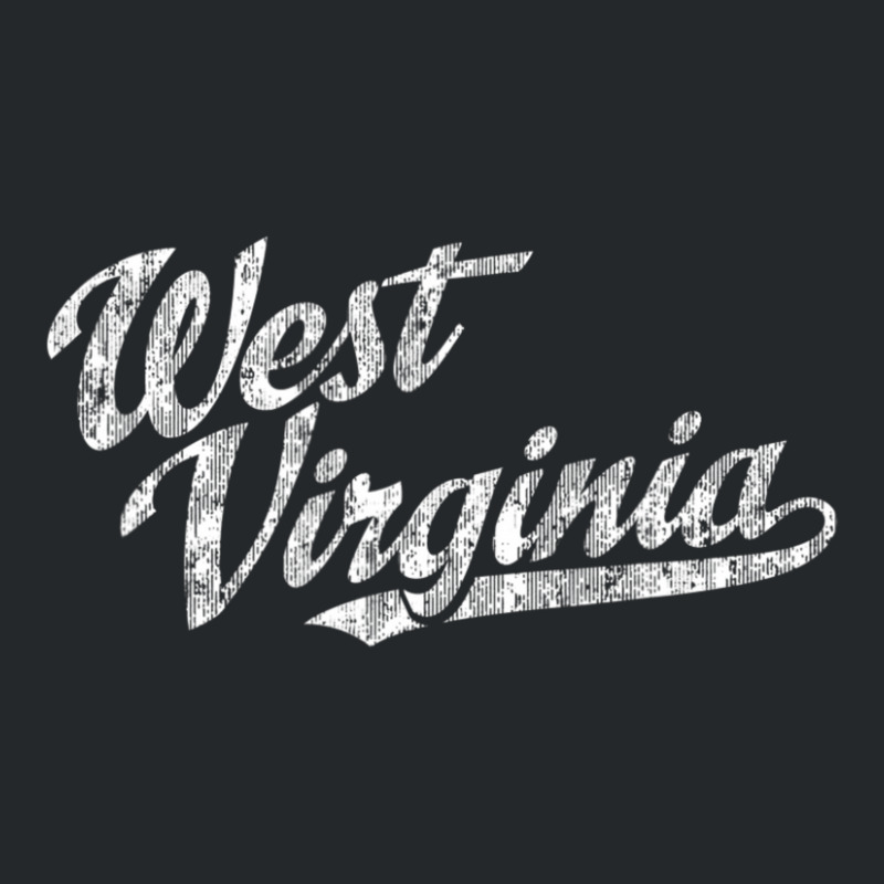 Limited Edition West Virginia Wv Vintage Sports Script Retro Crewneck Sweatshirt | Artistshot