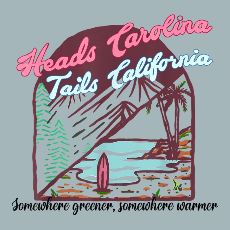 Heads Carolina Tail California Western Summer Beach Paradise T Shirt Unisex Sherpa-lined Denim Jacket | Artistshot