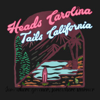 Heads Carolina Tail California Western Summer Beach Paradise T Shirt Classic T-shirt | Artistshot