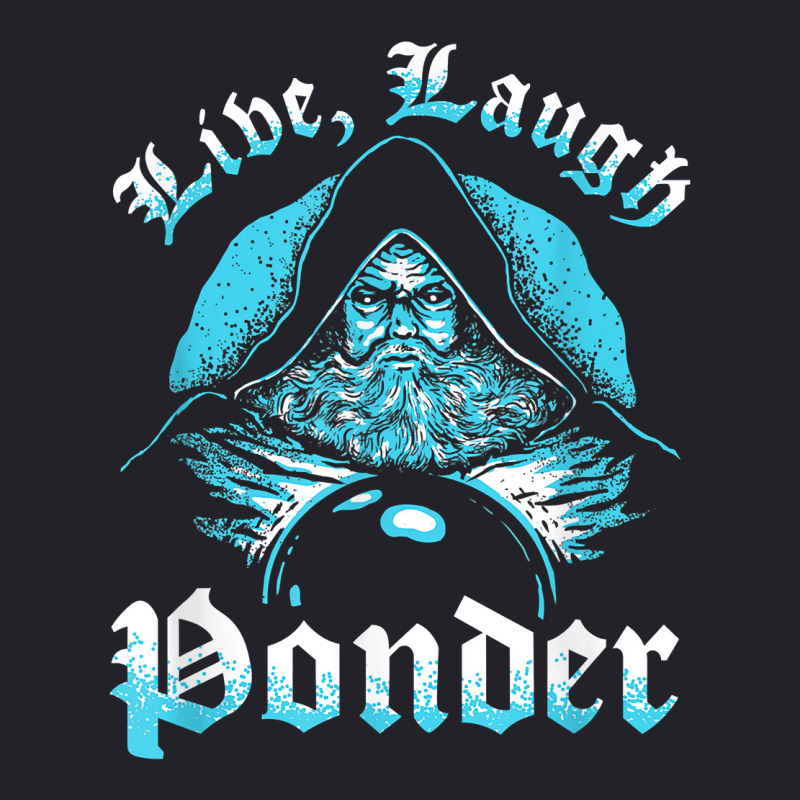 Pondering My Orb   Live, Laugh Ponder T Shirt Unisex Sherpa-lined Denim Jacket | Artistshot