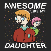 Awesome Like My Daughter Funny Saying Father's Day Men's T-shirt Pajama Set | Artistshot