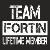 Fortin Name Team Fortin Lifetime Member Ladies Fitted T-shirt | Artistshot