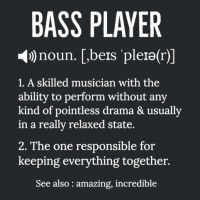 Bass Player Definition Bassist Musician Gift 1 Crewneck Sweatshirt | Artistshot