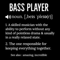 Bass Player Definition Bassist Musician Gift 1 Zipper Hoodie | Artistshot