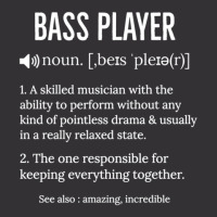 Bass Player Definition Bassist Musician Gift 1 Vintage Hoodie And Short Set | Artistshot