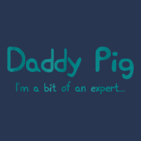 Father Gift Dad Birthday Daughter Idea   Daddy Pig Men Denim Jacket | Artistshot