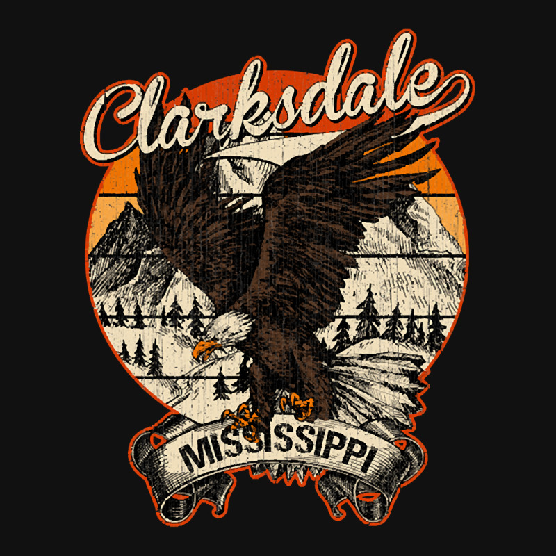 Clarksdale Mississippi Bald Eagle Retro Vintage Aesthetic Graphic Youth T-shirt by nuanceteams169 | Artistshot