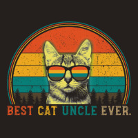 Best Cat Uncle Ever Funny Cat Daddy Father's Day Gift Tank Top | Artistshot