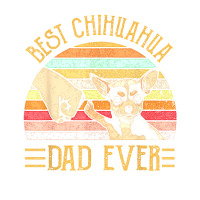 Best Chihuahua Dad Ever Retro Vintage Sunset V-neck Tee | Artistshot