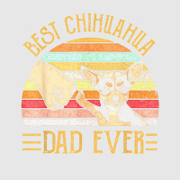 Best Chihuahua Dad Ever Retro Vintage Sunset Hoodie & Jogger Set | Artistshot