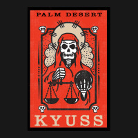 Kyuss   Vintage Print Life And Death Music Poster Flannel Shirt | Artistshot